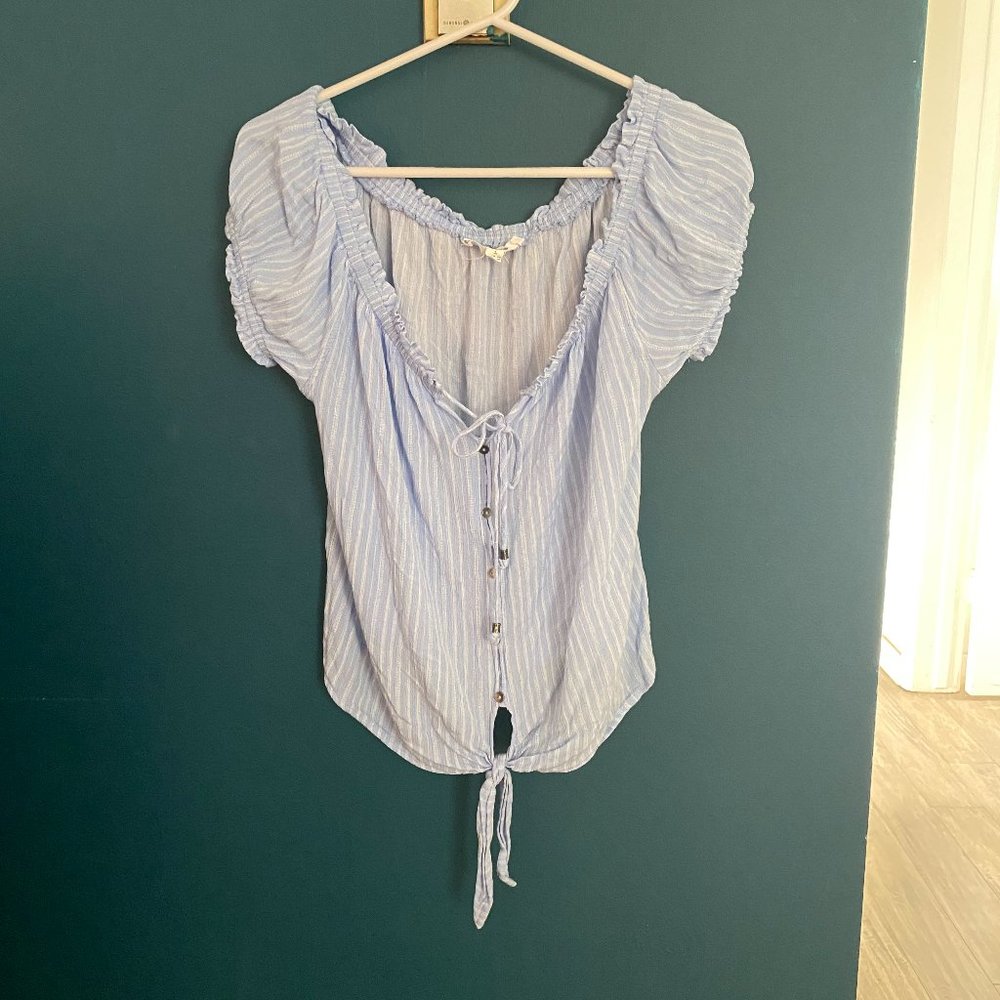 Hippie Rose Crop Blouse